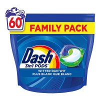 Dash 3 In 1 Pods | Witter Dan Wit | 60 wasbeurten SDA05127