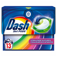 Dash 3in1 PODS Stralende Kleuren Wasmiddelcapsules (13 wasbeurten) SDA05102