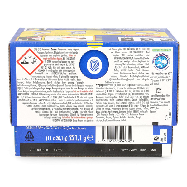 Dash 3in1 PODS Zeebries Wascapsules (11 wasbeurten) SDA05088 - 2