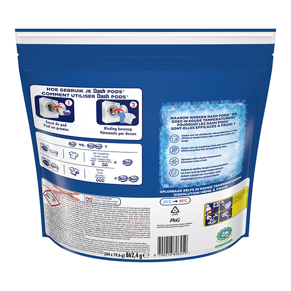 Dash 4-in-1 Platinum Pods Lenor Collection Zeebries (44 wasbeurten) SDA05110 - 2