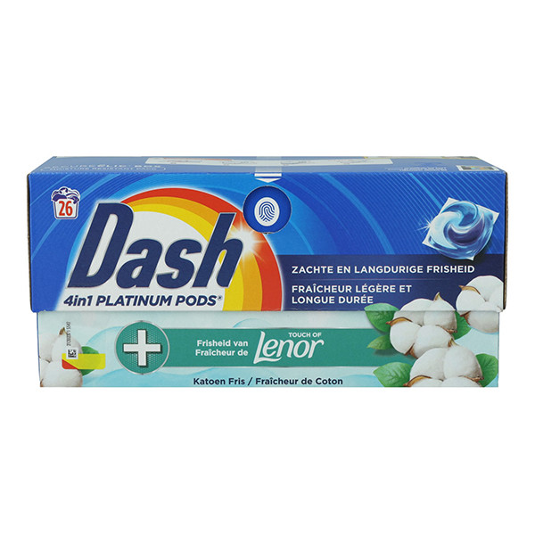 Dash 4 In 1 Platinum Pods Katoen Fris (26 wasbeurten) SDA05133 - 1