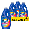 Aanbieding: 4x Dash vloeibaar wasmiddel Color (4 flessen - 128 wasbeurten)