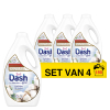 Dash Aanbieding: Dash 2-in-1 vloeibaar wasmiddel Touch of Lenor Coton Freshness 2,25 liter (4 flessen - 180 wasbeurten)  SDA05030