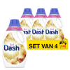 Dash Aanbieding: Dash 2-in-1 vloeibaar wasmiddel Touch of Lenor Precious Breath 1,8 liter (4 flessen - 144 wasbeurten)  SDA05032
