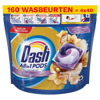 Dash Aanbieding: Dash All-in-1 Pods Gouden Orchidee (4 dozen - 160 wasbeurten)  SDA05050