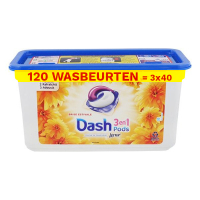 Dash Aanbieding: Dash All in 1 pods Summer Touch Of Lenor (3 dozen - 120 wasbeurten)  SDA05016