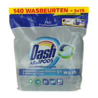 Aanbieding: Dash Professional  All-in-1 Pods (2 stuks à 70 wascapsules) SDA05098