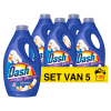 Aanbieding: Dash Vloeibaar Wasmiddel Gouden Orchidee Lenor La Collection 1170 ml (5 flessen - 130 wasbeurten)