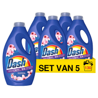 Dash Aanbieding: Dash Vloeibaar Wasmiddel Kersenbloesem Lenor La Collection 1170 ml (5 flessen - 130 wasbeurten)  SDA05071