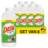 Dash Aanbieding: Dash vloeibaar wasmiddel Lila Bloesem Fris (8 flessen - 144 wasbeurten)  SDA05008
