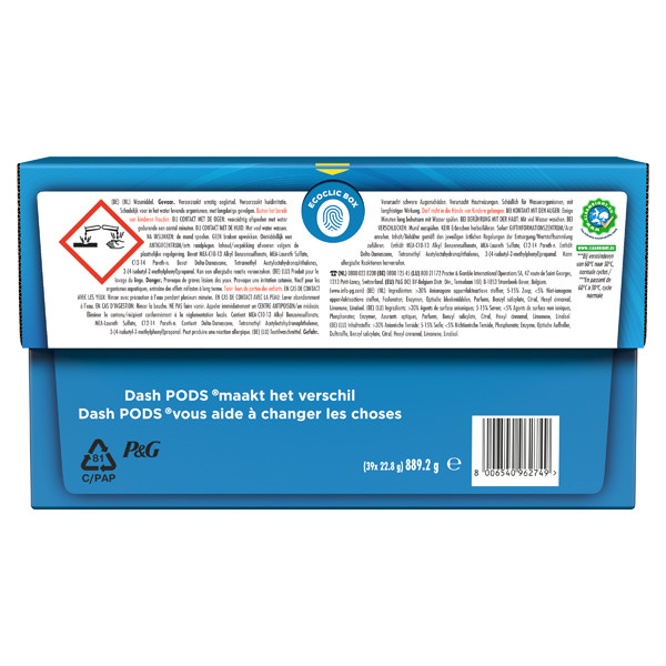 Dash All-in-1 Pods Lenor Collection Zeebries (39 wasbeurten) SDA05039 - 2