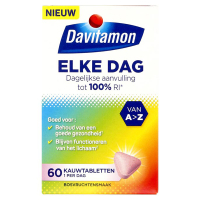 Davitamon Elke Dag Kauwtabletten (60 stuks) SDA05101