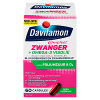 Davitamon mama compleet zwanger met omega 3 tabletten (60 stuks)  SDA00026