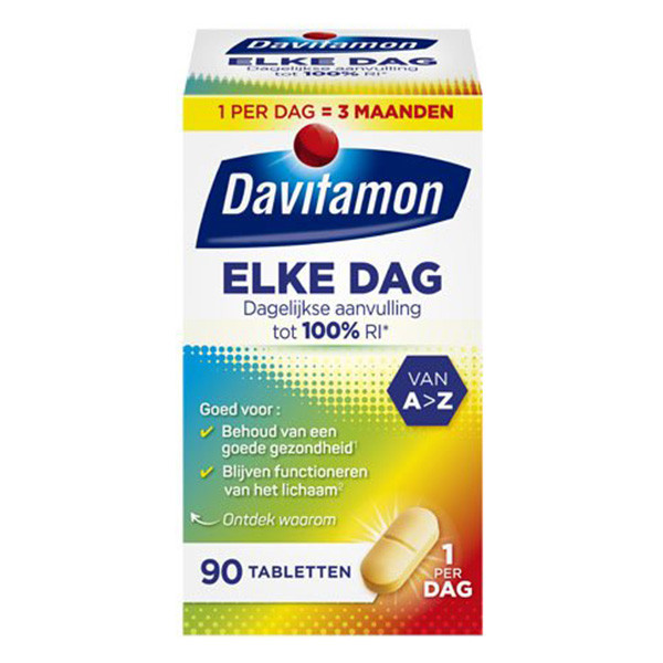 Davitamon multivitamine tabletten Elke Dag (90 stuks)  SDA00019 - 1
