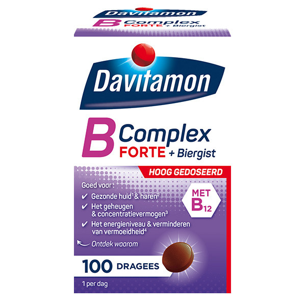 Davitamon vitamine B tabletten Complex Forte (100 stuks)  SDA00009 - 1