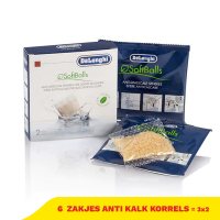 Aanbieding: Delonghi Softballs anti kalk korrels (3 verpakkingen à 2 zakjes) SDE01203