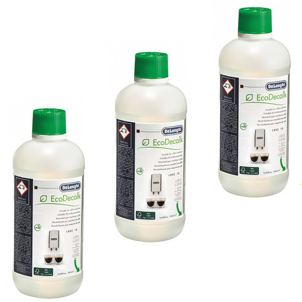 Aanbieding: Ontkalker EcoDecalk voor DeLonghi koffiezetapparaten (3 stuks à 500 ml) (origineel) SDE01011 - 1