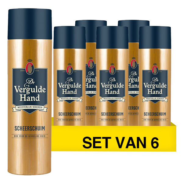 De Vergulde Hand Aanbieding: De Vergulde Hand scheerschuim (6 stuks – 250 ml)  SVE01039 - 1