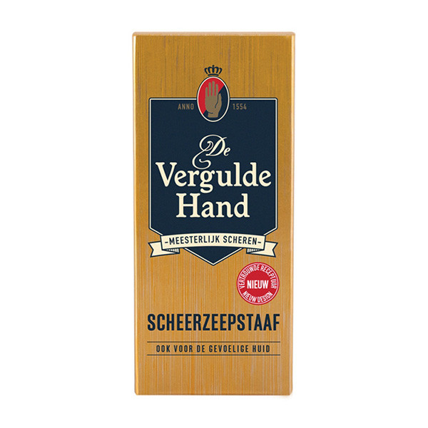 spade Kwijtschelding Actuator De Vergulde Hand scheerstaaf (75 gram) De Vergulde Hand 123schoon.nl