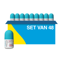 Deoleen Aanbieding: Deoleen Deodorant Roller Regular 0% (48 stuks - 50 ml)  SDE01174