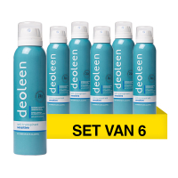 Deoleen Aanbieding: Deoleen Deodorant Spray Aerosol Sensitive (6 stuks - 150 ml)  SDE01166