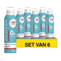 Deoleen Aanbieding: Deoleen Deodorant Spray Anti-Transpirant Regular (6 stuks - 150 ml)  SDE01164