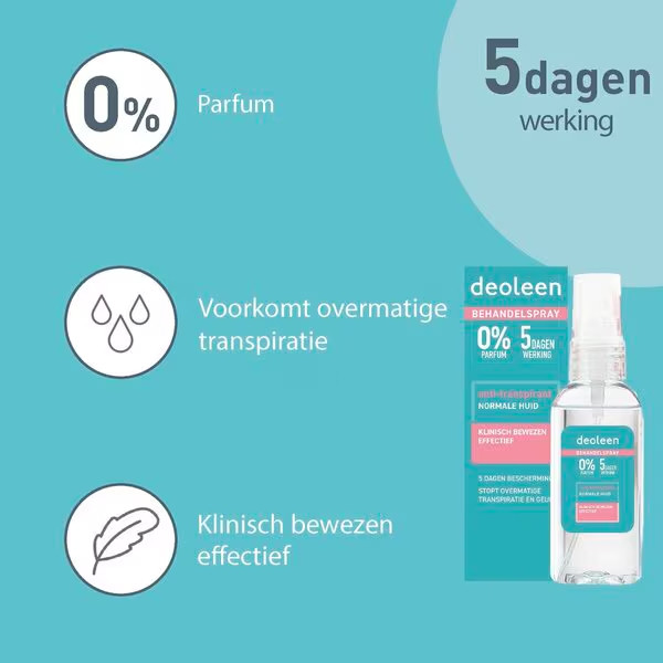 Deoleen Anti-Transpirant Behandelspray (30 ml) SDE01187 - 2