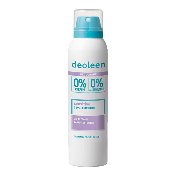 Deoleen Deodorant Spray Aerosol Sensitive 0% (150 ml)  SDE01179 - 1