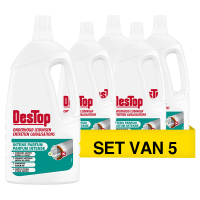 Destop Aanbieding: Destop Pine Afvoer Onderhoudsmiddel (5 flessen - 1500 ml)  SDE01152