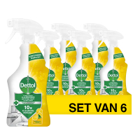 Aanbieding: 6x Dettol allesreiniger Power & Fresh citroen spray (500 ml) SDE01024