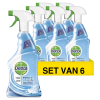 Aanbieding: 6x Dettol allesreiniger Power & Fresh katoenfris spray (500 ml)