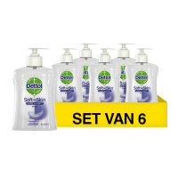 Dettol Aanbieding: 6x Dettol handzeep voor de gevoelige huid (250 ml)  SDE01042