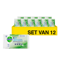 Aanbieding: Dettol hygiënische doekjes 2-in-1 (12 verpakkingen à 12 stuks) SDE00082