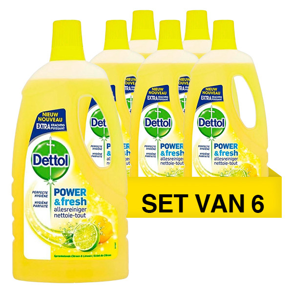 Dettol Allesreiniger Power & Fresh Citrus (1 liter) Dettol