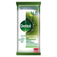 Dettol Reinigingsdoekjes Bio Afbreekbaar Tru Clean Eucalyptus & Lime (48 doekjes)  SDE01085