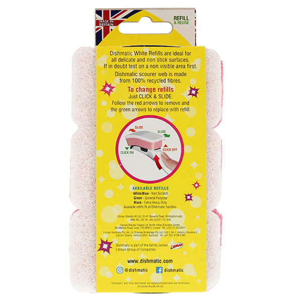 Dishmatic Navullingen Afwasborstel Krasvrije Spons (3 stuks) SDI00017 - 2