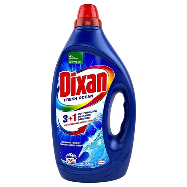 Dixan Vloeibaar Wasmiddel 3+1 Extreme Power Fresh Ocean 1,75 liter (35 wasbeurten) SDI00030 - 1