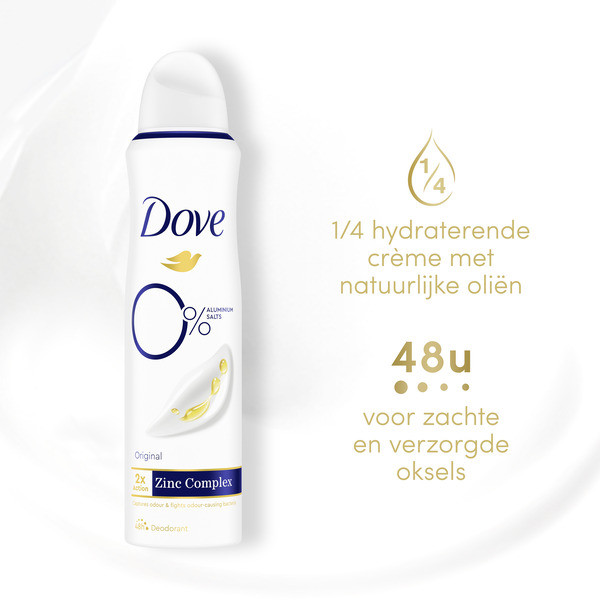 Dove 0% deodorant Original (150 ml)  SDO00346 - 4