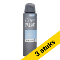 Dove Aanbieding: 3x Dove deodorant spray Care Cool Fresh for men (150 ml)  SDO00271