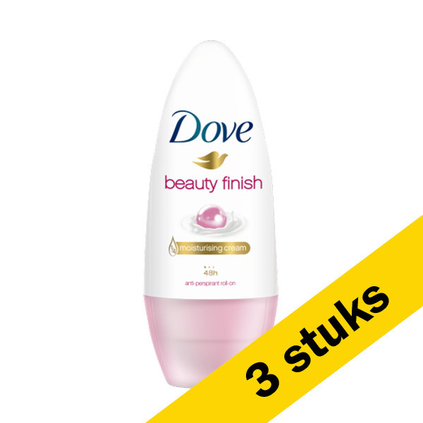 Dove Aanbieding: 3x Dove deoroller Beauty Finish (50 ml)  SDO00180 - 1
