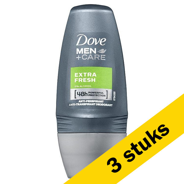 Dove Aanbieding: 3x Dove deoroller Extra Fresh for Men (50 ml)  SDO00172 - 1