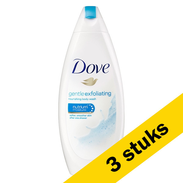 Dove Aanbieding: 3x Dove douchegel Gentle Exfoliating (250 ml)  SDO00283 - 1
