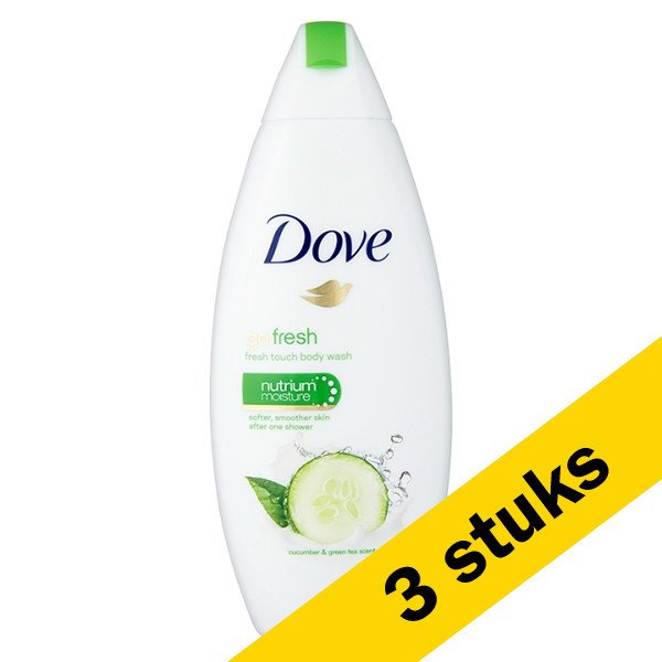 Dove Aanbieding: 3x Dove douchegel Go Fresh (250 ml)  SDO00282 - 1