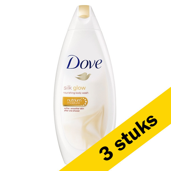 Dove Aanbieding: 3x Dove douchegel Silk Glow (250 ml)  SDO00298 - 1