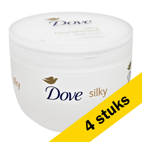 Dove Aanbieding: 4x Dove Silk bodycrème (300 ml)  SDO00327 - 1