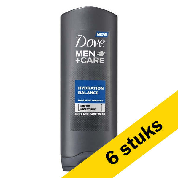 Dove Aanbieding: 6x Dove Men+Care douchegel Hydration Balance (250 ml)  SDO00335 - 1