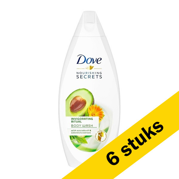 Dove Aanbieding: 6x Dove Nourishing Secrets douchegel Invigorating Ritual met avocado (250 ml)  SDO00334 - 1