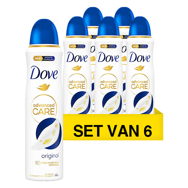 Dove Aanbieding: 6x Dove deodorant spray Original (150 ml)  SDO00493 - 1