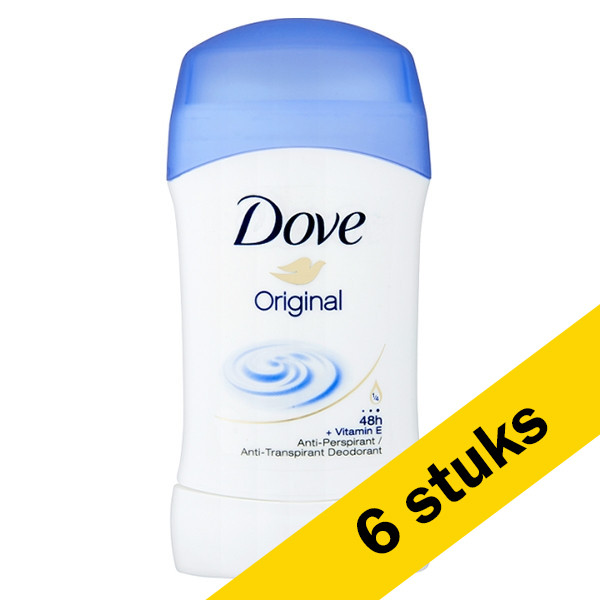 Dove Aanbieding: 6x Dove deodorant stick Original (40 ml)  SDO00485 - 1
