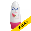 Aanbieding: 6x Dove deoroller Go Fresh Granaatappel 50 ml